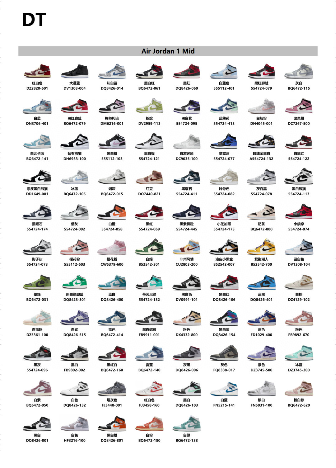 DT过验版 福利特价✈️ 开始开仓接单‼️DT过验版AJ1Mid中帮市售最强中帮 天花板品质！市面唯一正