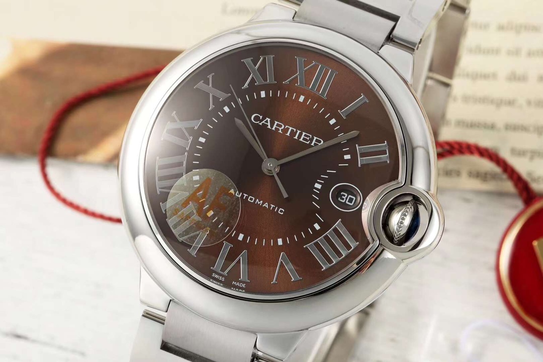 Cartier Ballon Bleu 40mm Stainless Steel Automatic Watch Brown Dial 1 i1736780875 6032 1