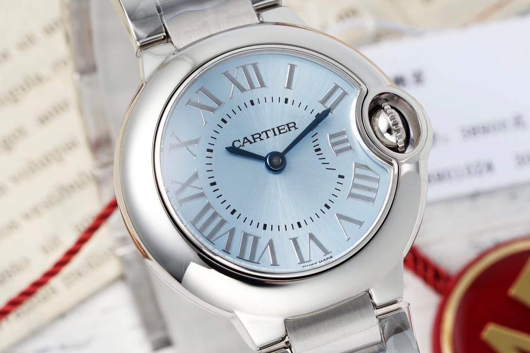 Cartier Ballon Bleu 28mm Swiss Quartz Ladies Watch - Stainless Steel Bracelet 3 i1737187651 1301 2