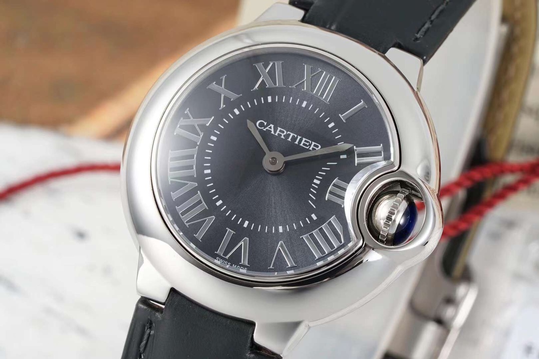 Cartier Ballon Bleu 28mm Quartz Watch - Stainless Steel & Leather Band 1 i1737187736 2436 1