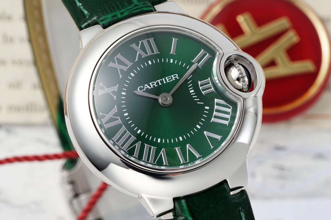 Cartier Ballon Bleu 28mm Quartz Watch - Green Dial, Stainless Steel Case 3 i1737187748 9118 2