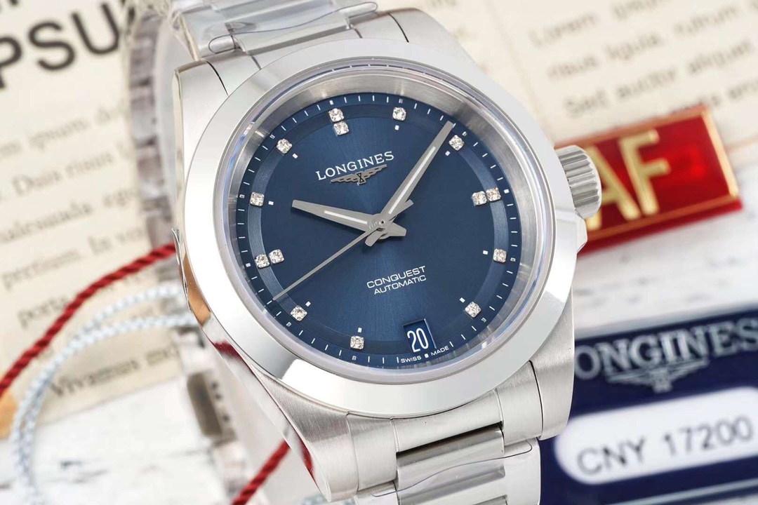 Longines Conquest Automatic Blue Dial Stainless Steel Men's Watch 34 mm 2 i1737287122 9770 1