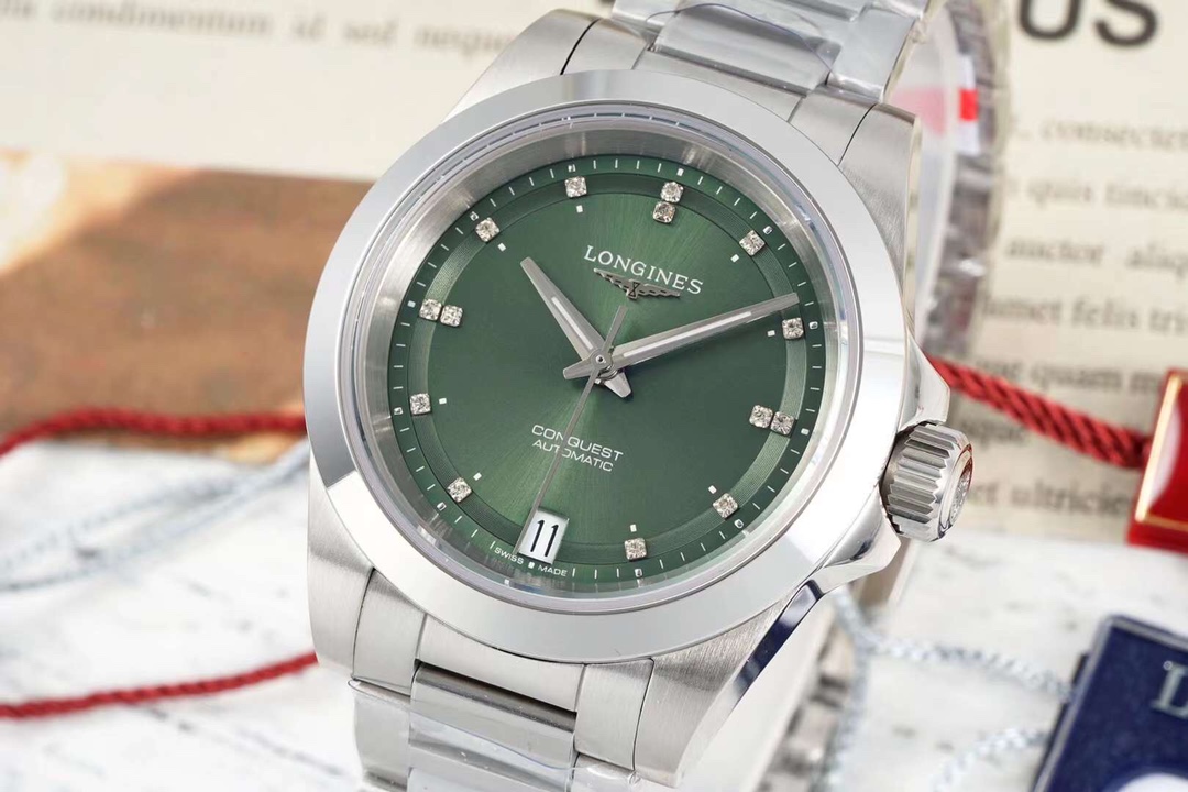 Longines Conquest Automatic Green Dial Stainless Steel Watch 34mm 4 i1737287134 3347 2