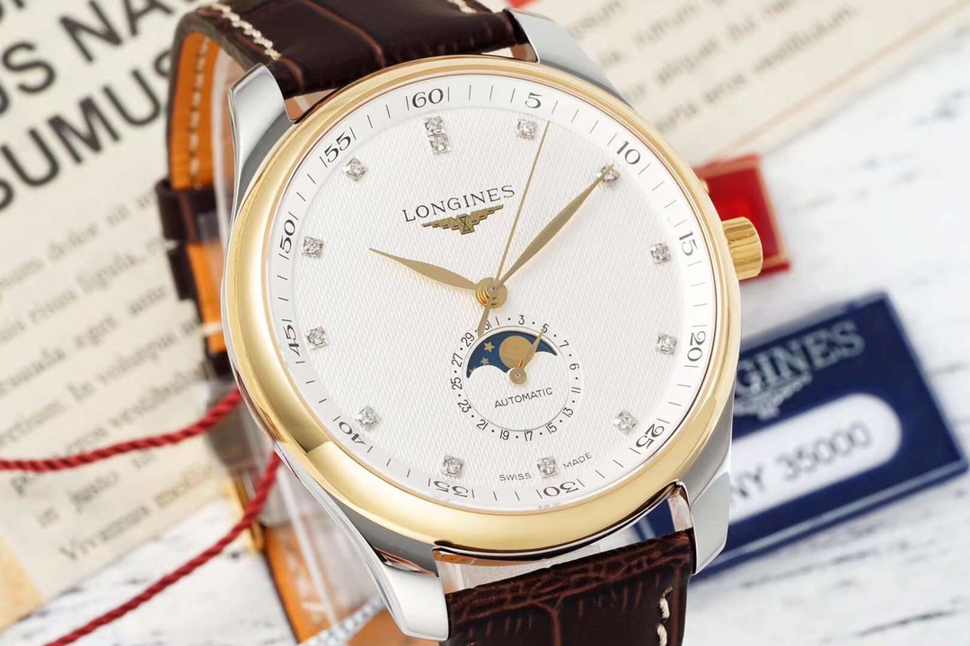 Longines Master Collection 42mm Automatic Moon Phase Watch - Elegant Timepiece 3 i1737296393 6941 1