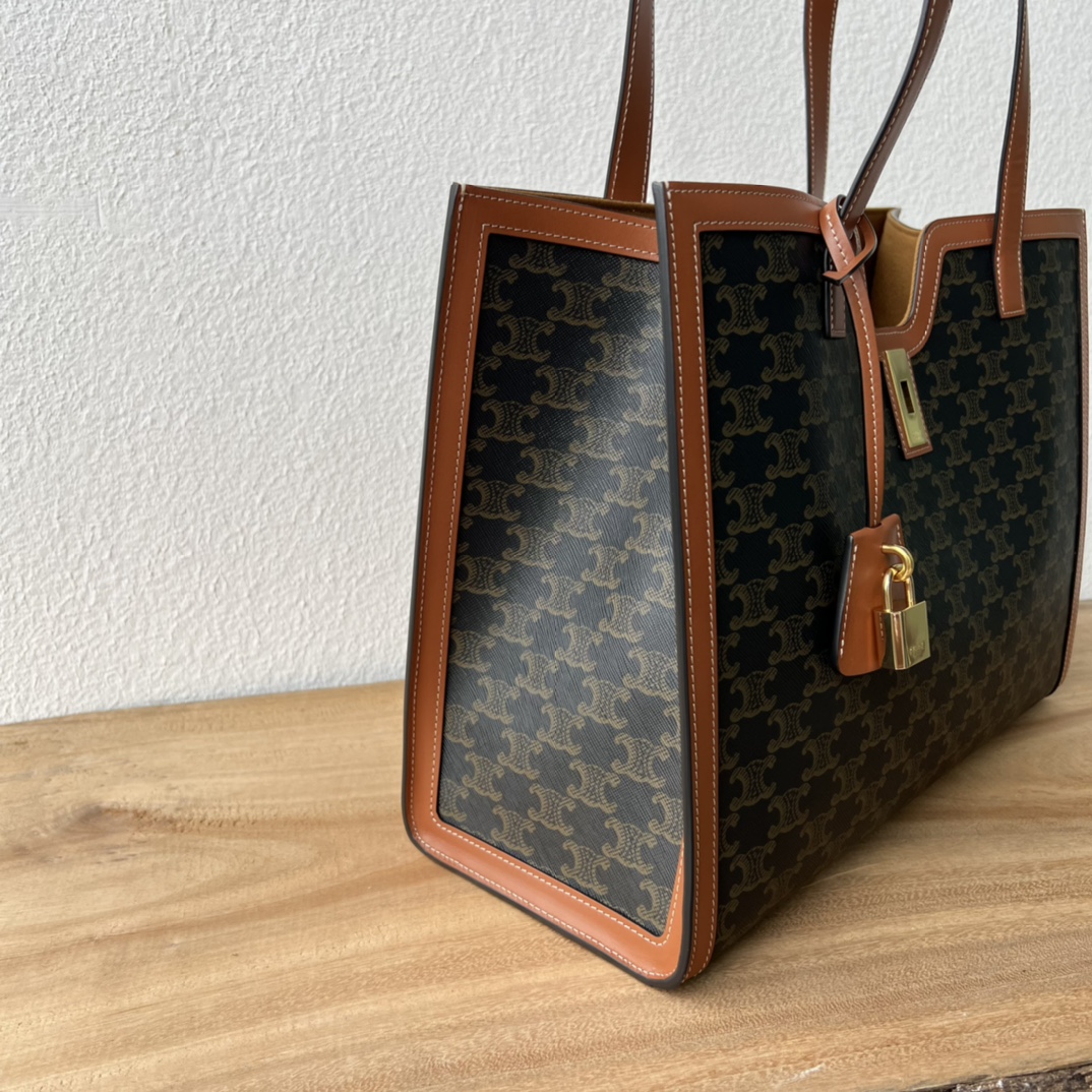 Cabas トートバッグ P1660 超大容量シンプルデザイン