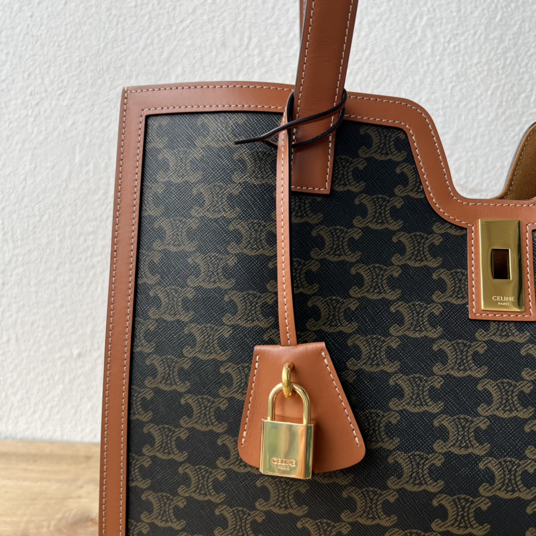 Cabas トートバッグ P1660 超大容量シンプルデザイン