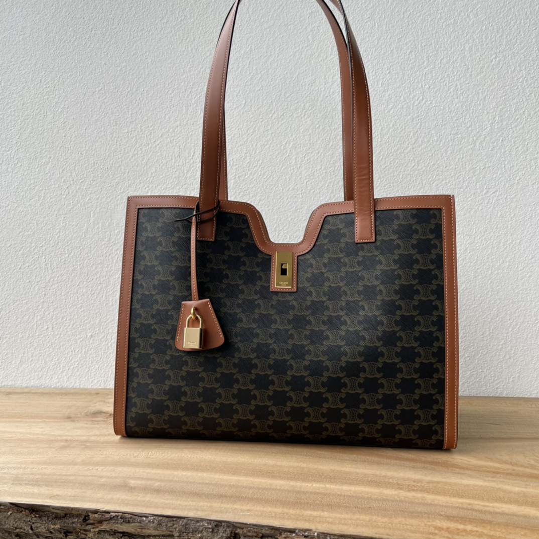 Cabas トートバッグ P1660 超大容量シンプルデザイン