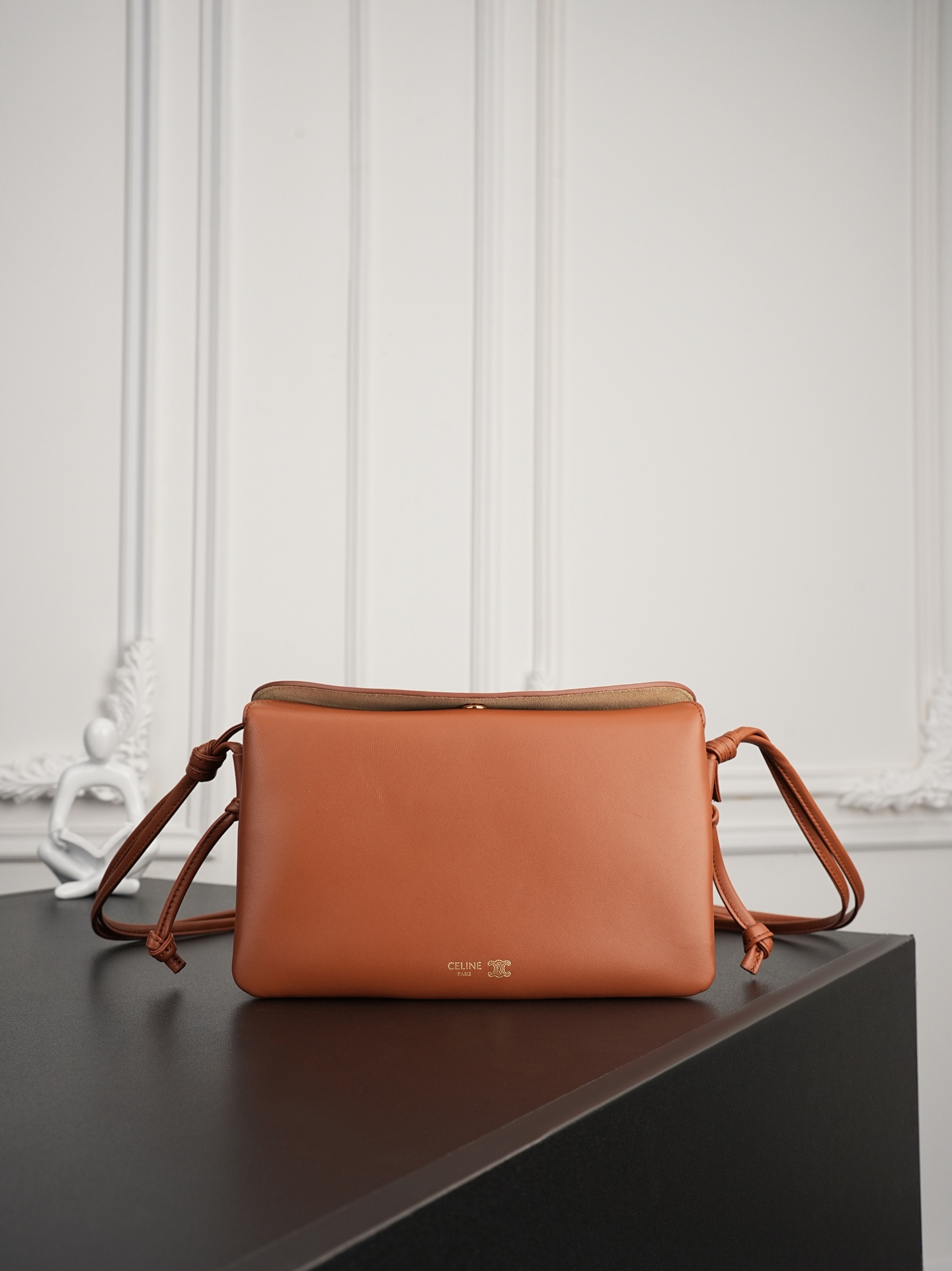 Celine Tan Rectangular Crossbody Bag