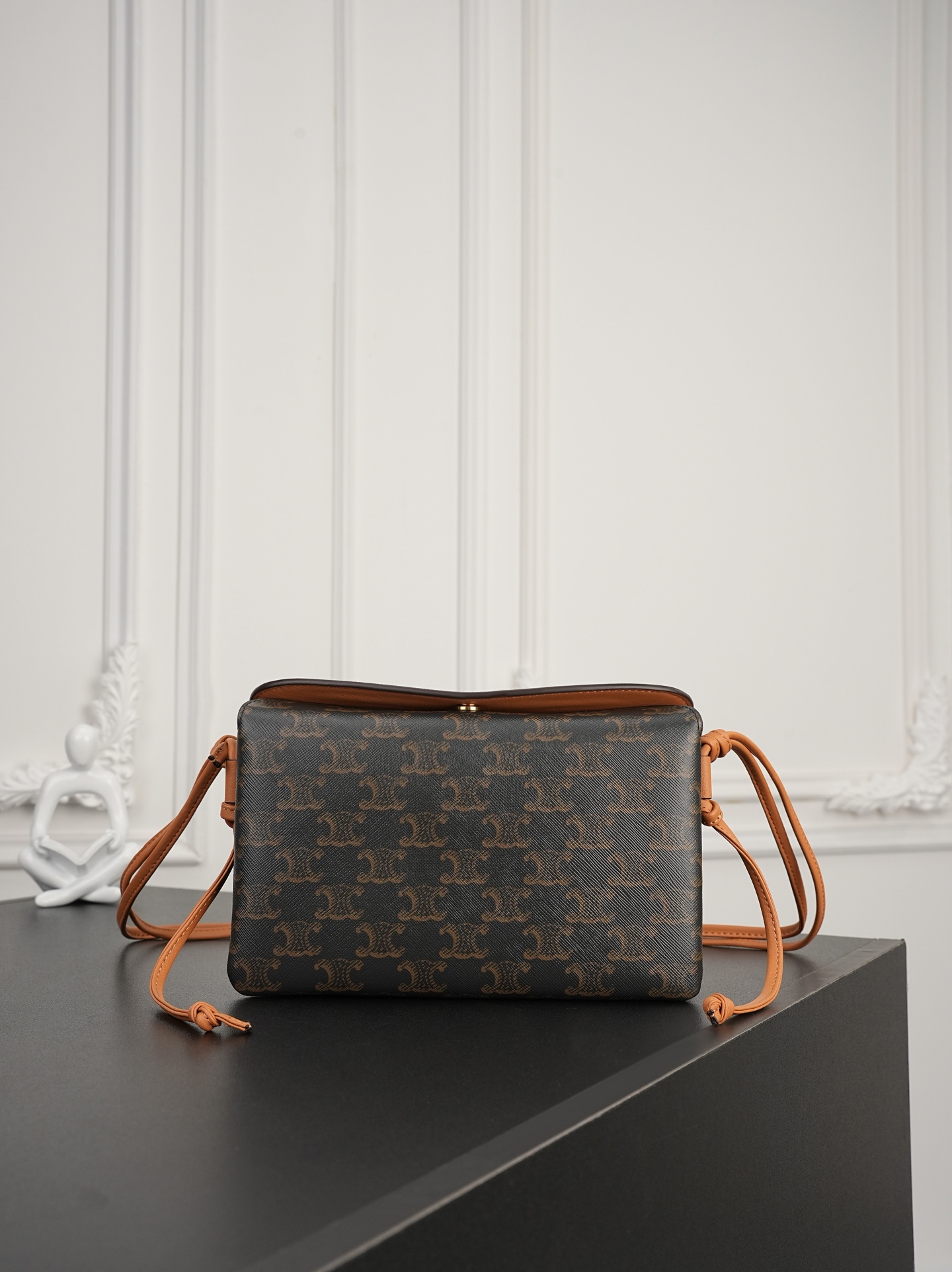 Celine Brown Monogram Crossbody Bag