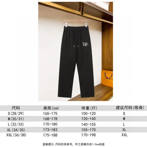 Dior 2024 Fall/Winter Elastic Waist Casual Pants - High Quality & Comfortable 1 Dior 2024 Fall/Winter Elastic Waist Casual Pants - High Quality & Comfortable