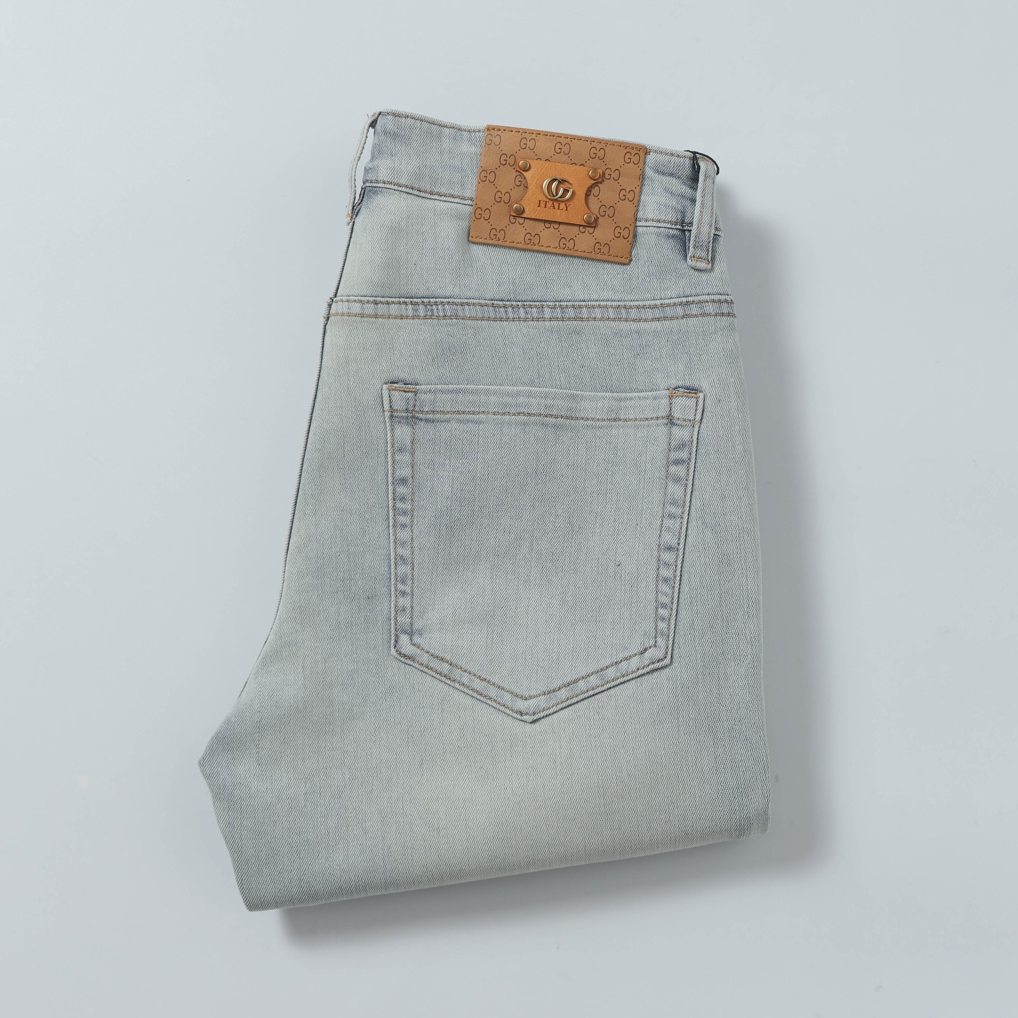 New Gucci 2025 Spring Jeans with Original Hardware – YS610# Blast – Size 28-38 - 图片 4