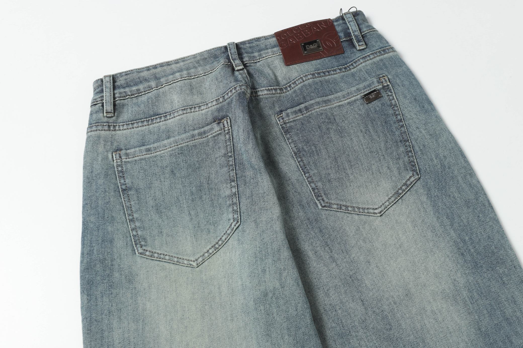 Exclusive High-End Jeans: Dolce & Gabbana Dougabana – Customized Fabric, Impeccable Detail, High Quality - 图片 6