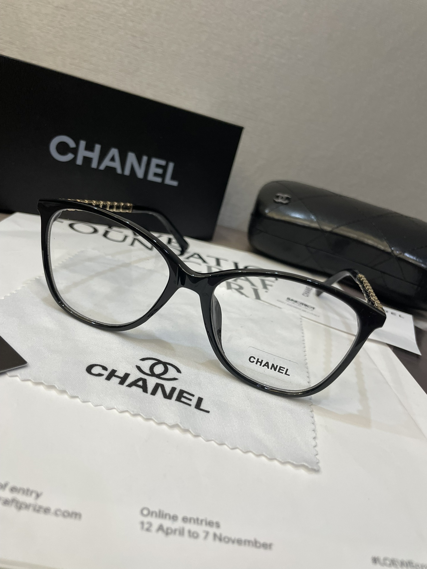 Chanel Lunettes De Soleil Tissé Fashion