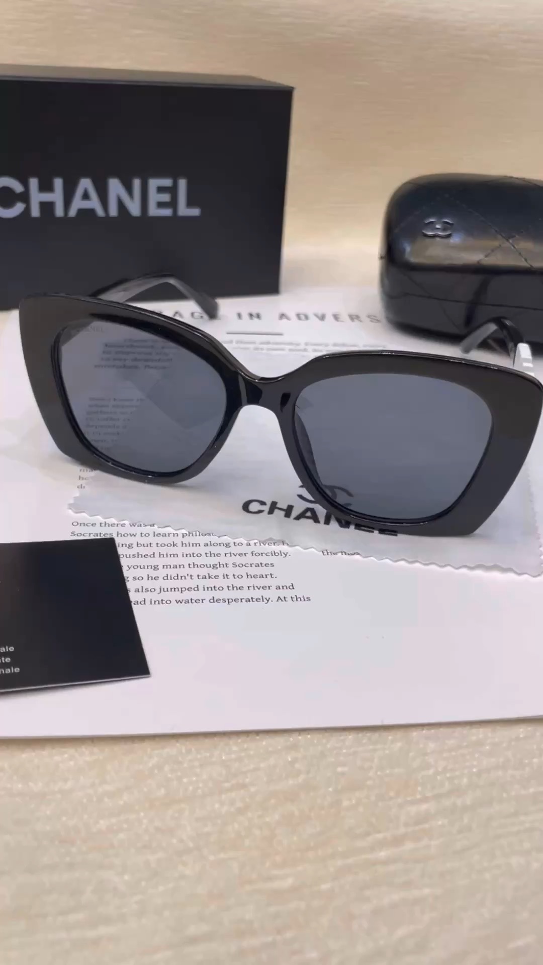 Chanel Lunettes De Soleil Chine en gros
 Blanc