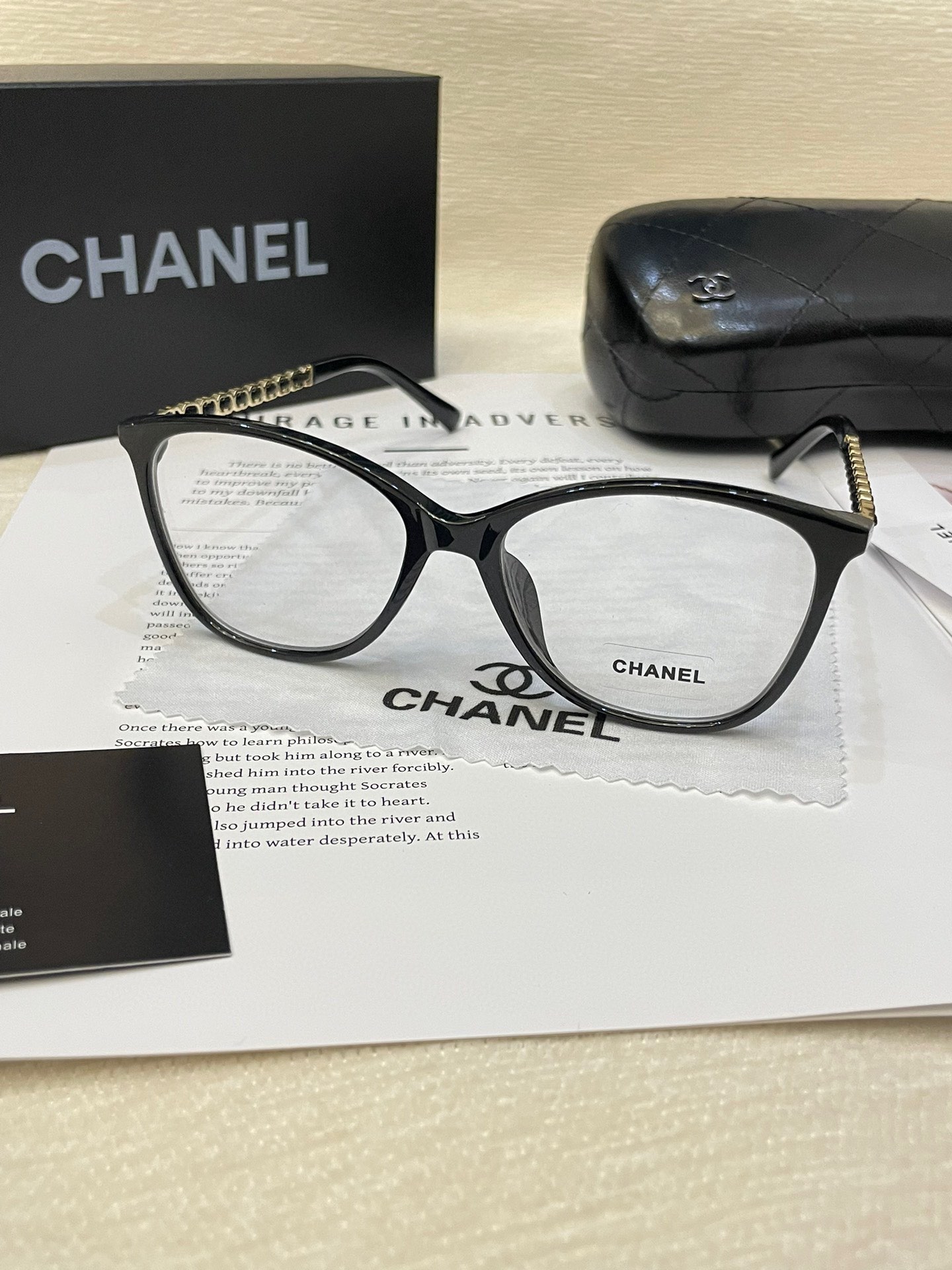 Chanel Lunettes De Soleil Tissé Fashion