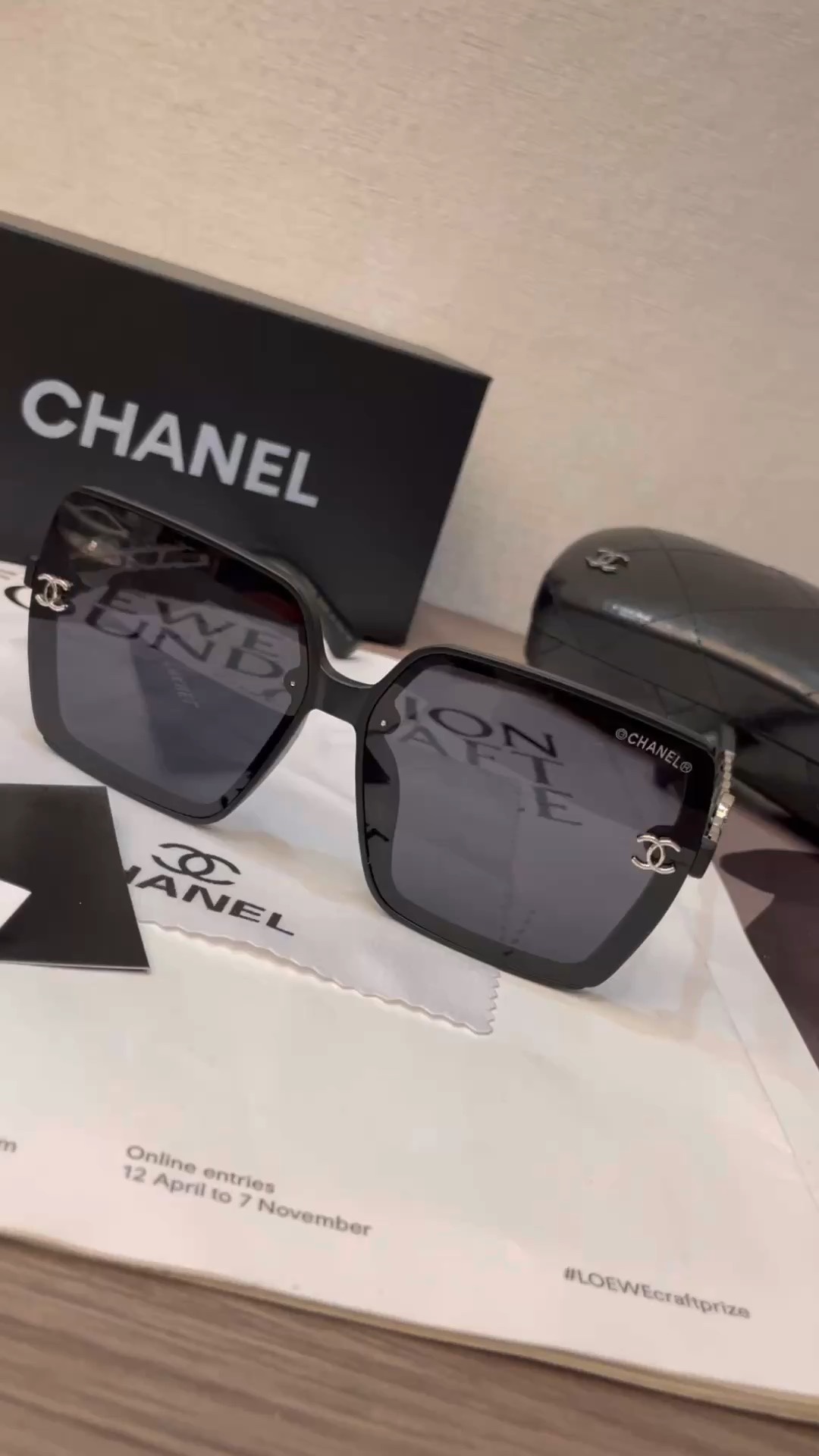 Chanel Lunettes De Soleil Tissé