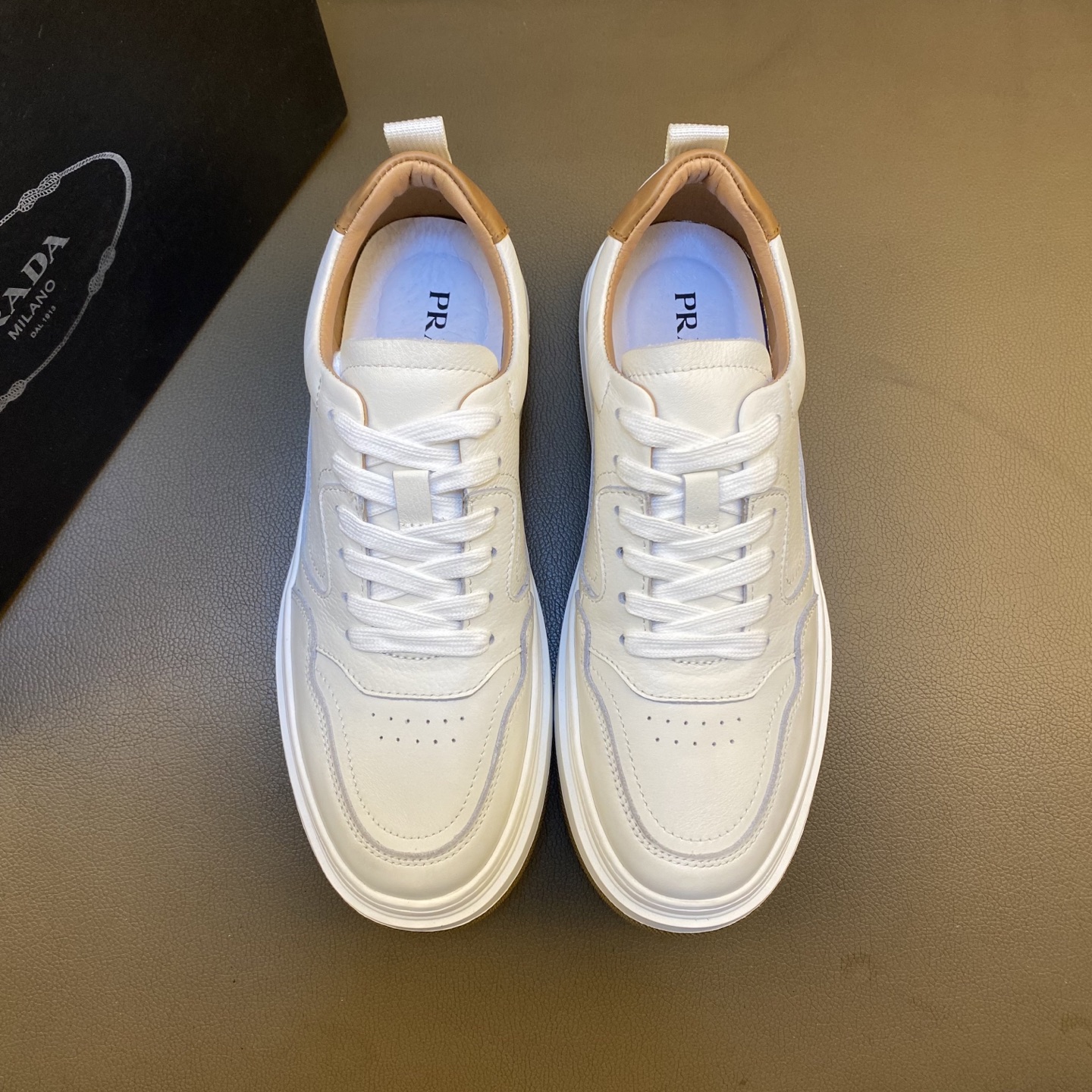 Prada Style Leather Men's Shoes Lookbook Reference image 2