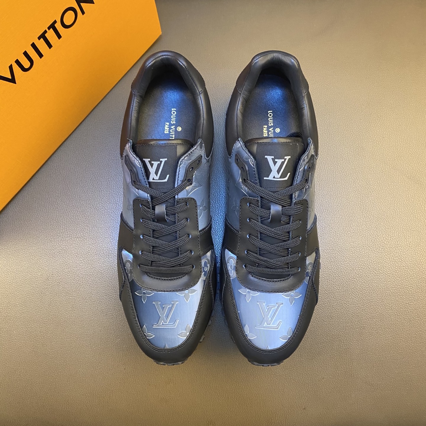 LV Style Leather Men's Shoes Lookbook Reference image 2