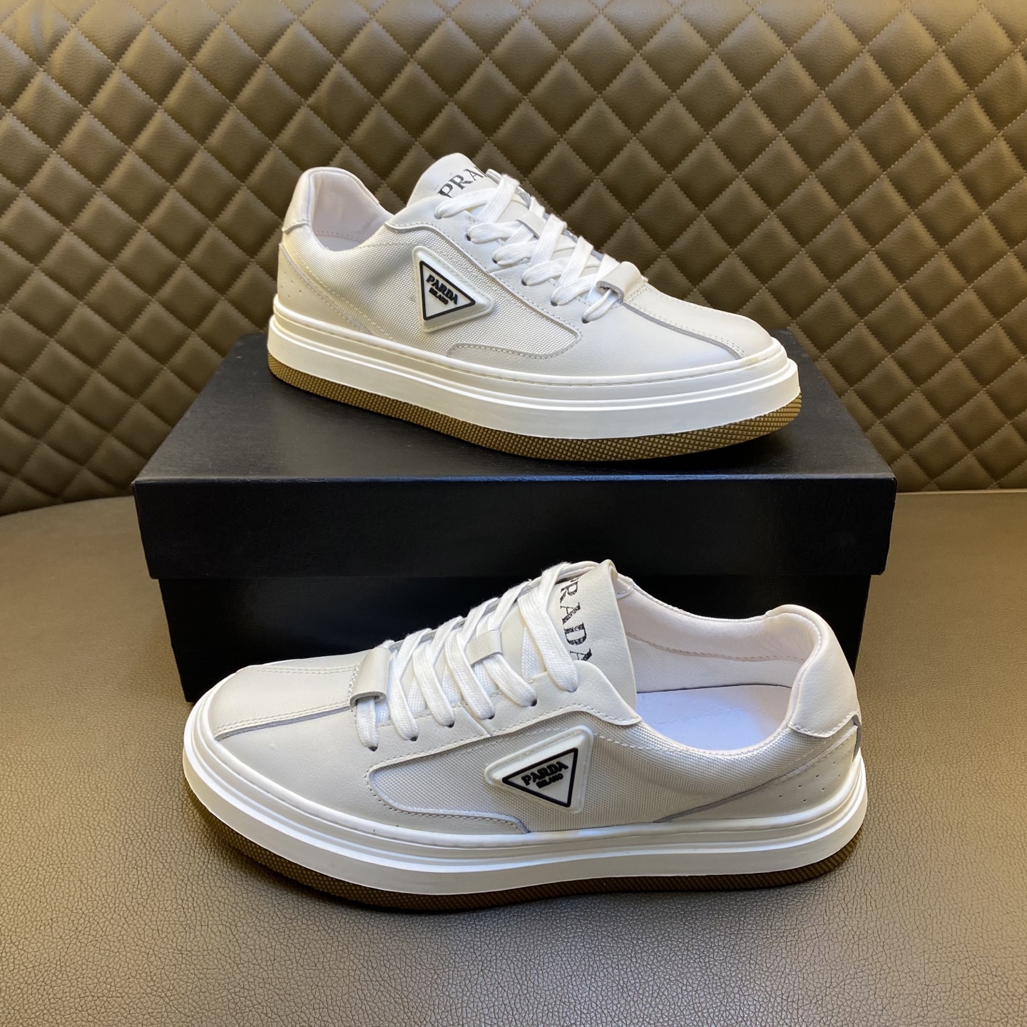 Prada Style Leather Men's Shoes Men's Shoes Men's Shoes detail image 5 from source 767205