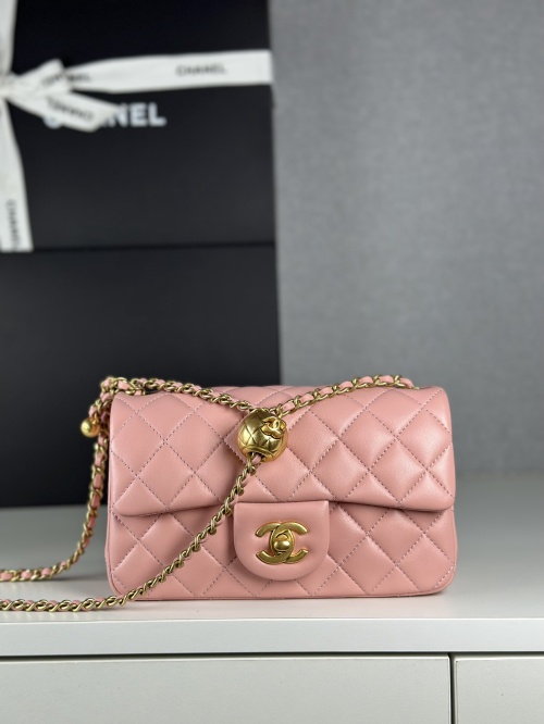 Mini Flap Bag 24K Gold Ball Clasp Lambskin Leather Crossbody Shoulder Bag 1 Mini Flap Bag 24K Gold Ball Clasp Lambskin Leather Crossbody Shoulder Bag
