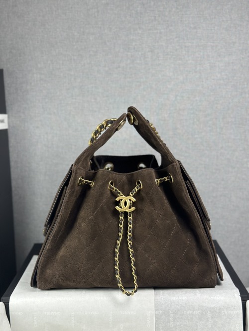 Chanel 25K Suede Hobo Bag, Small Size, Brown Color - Stylish and Functional 1 Chanel 25K Suede Hobo Bag, Small Size, Brown Color - Stylish and Functional