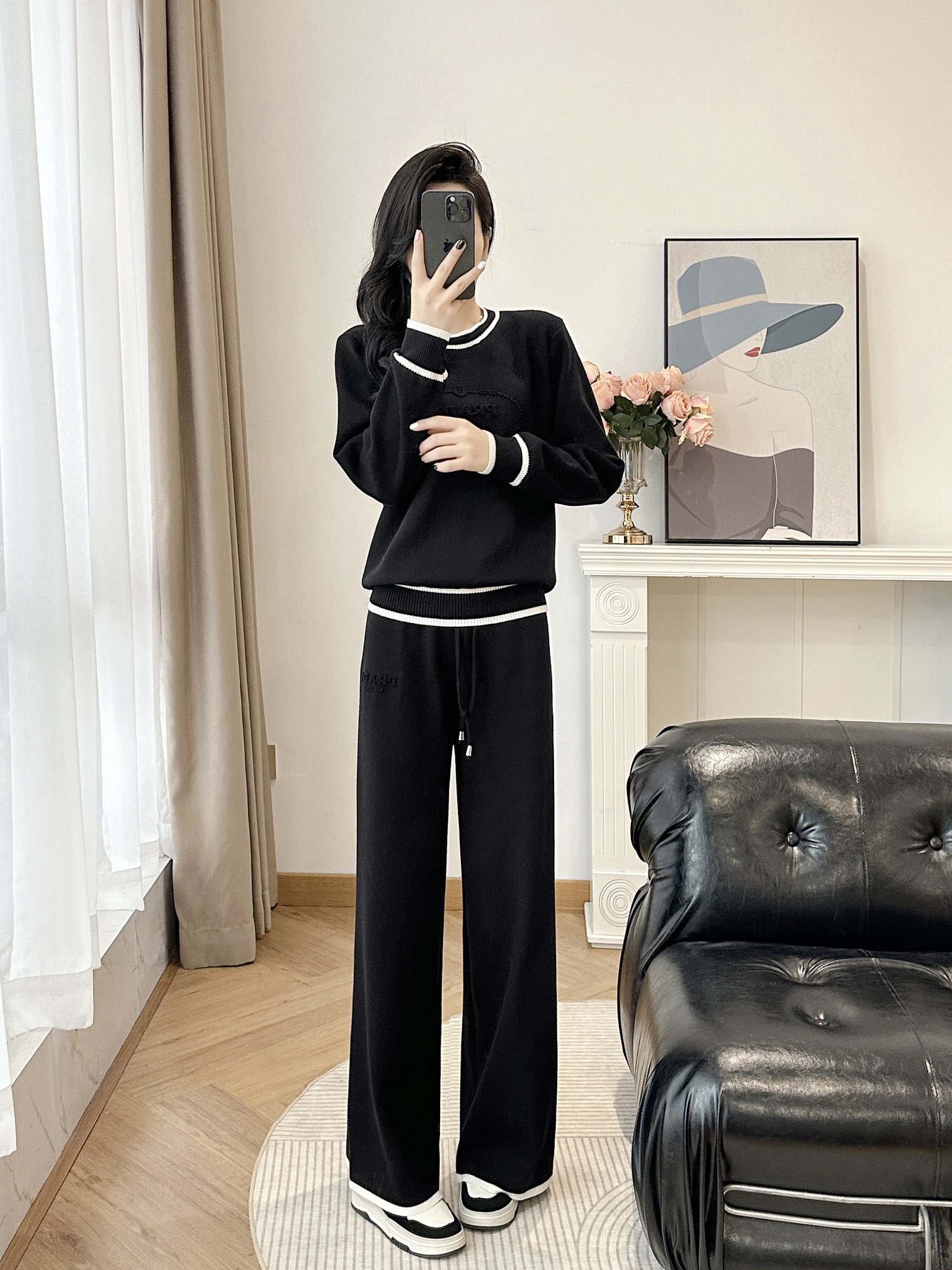 New Prada Women’s Wool Suit with High-Quality Support for Exchange and P-Bag Packaging - 图片 1