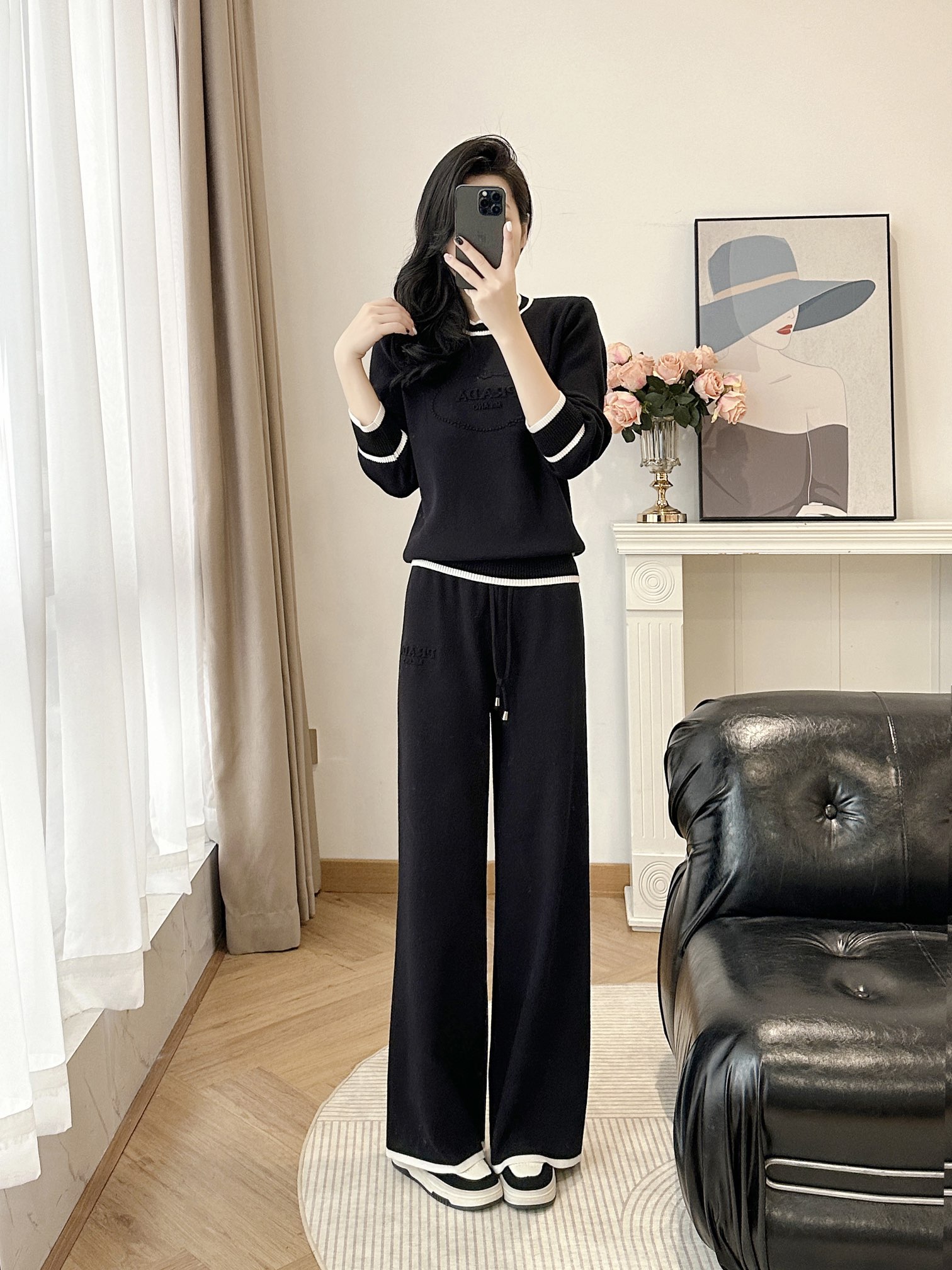 New Prada Women’s Wool Suit with High-Quality Support for Exchange and P-Bag Packaging - 图片 5