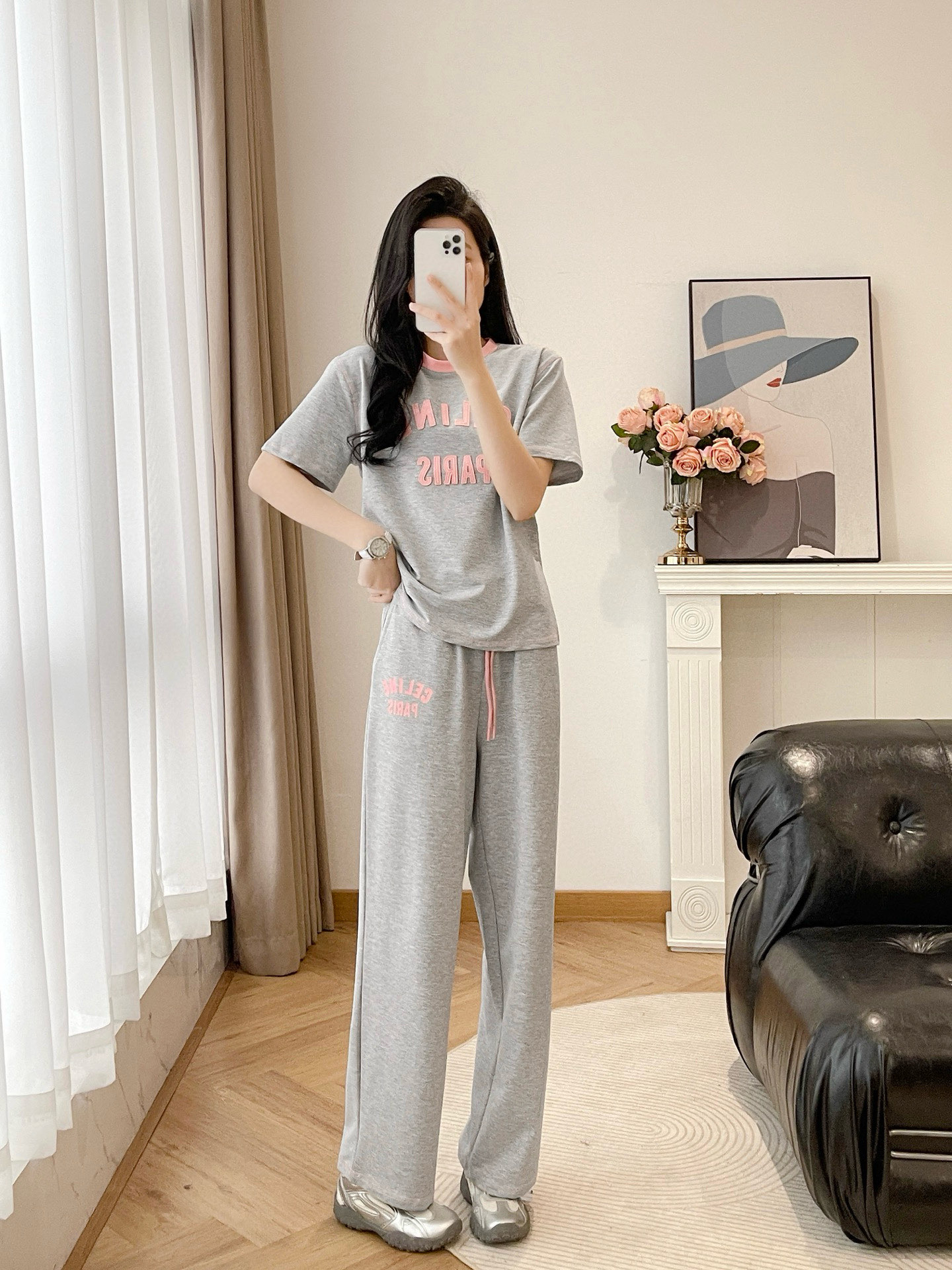 High-Quality Women’s Suit: Céline’s Big Cotton Suit with Heavy Embroidery, SMLXL Sizes. - 图片 5