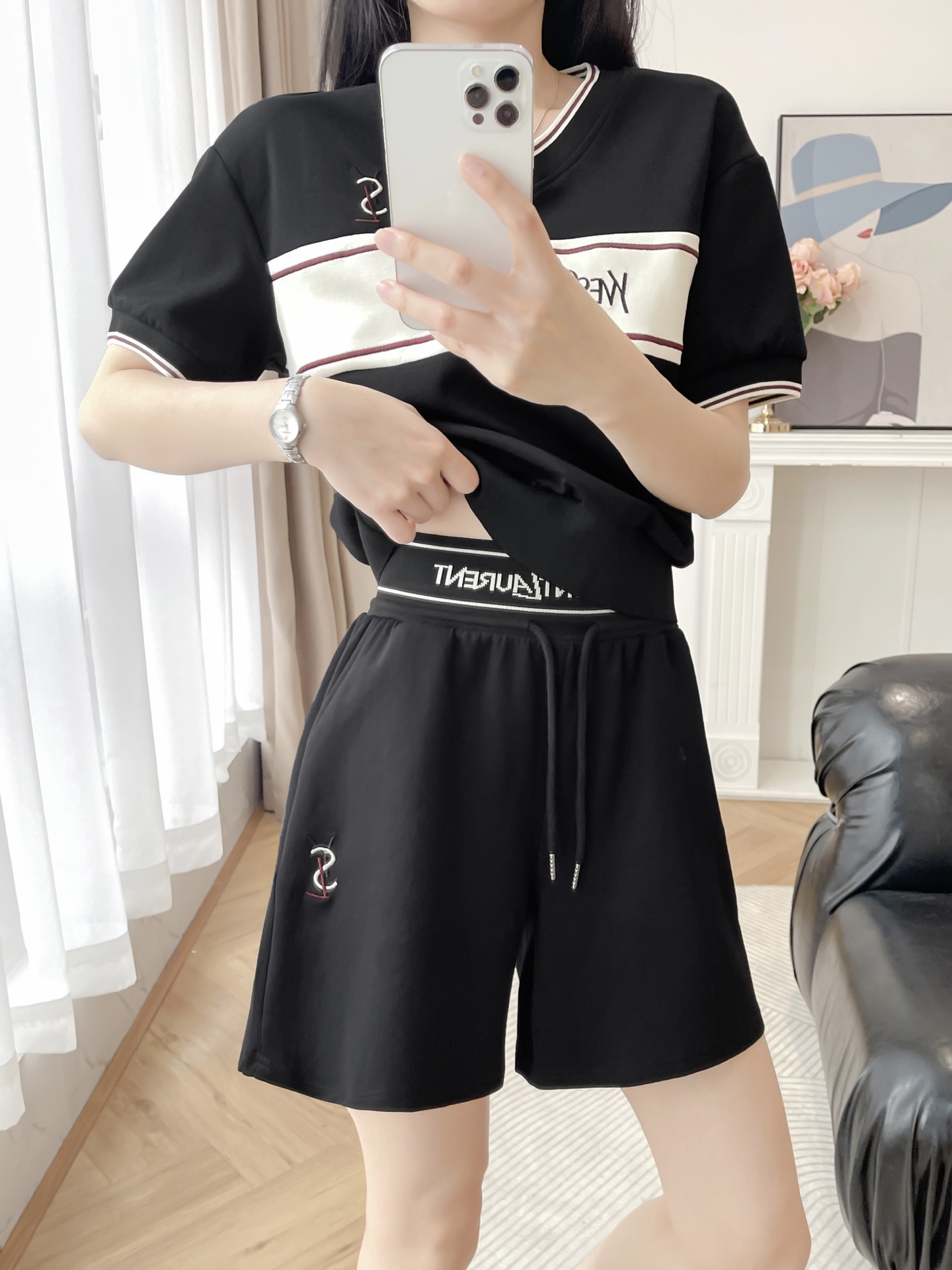 High Quality Women’s Clothes: 2025 St. Roland’s Summer Recreational Shorts in Various Sizes - 图片 2