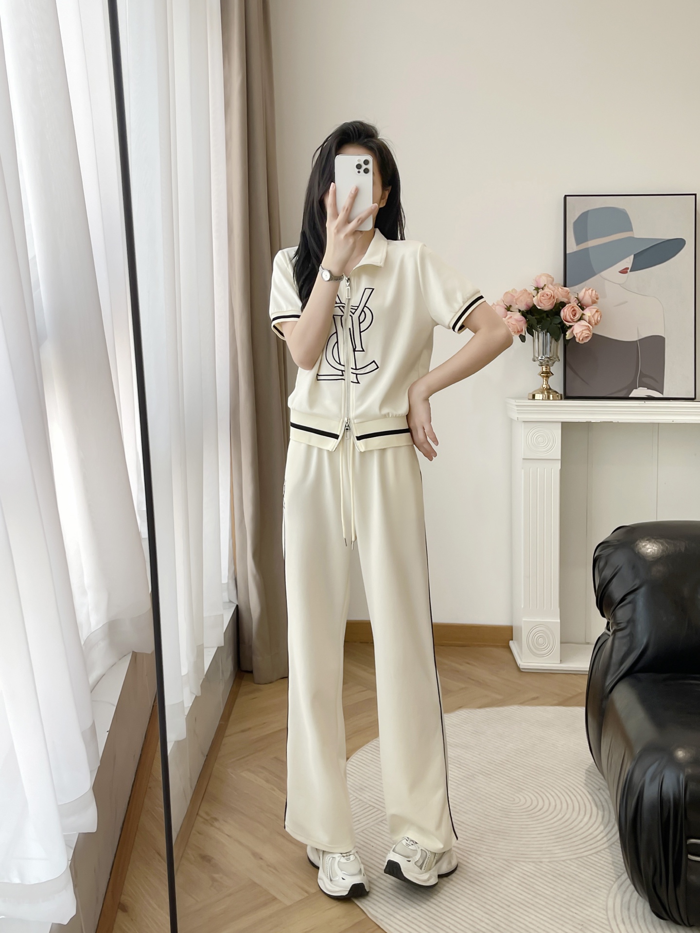 High-Quality Women’s Suit Support for Exchange, St. Roland’s Leisure Suit in Pure Cotton Embroidery. - 图片 8