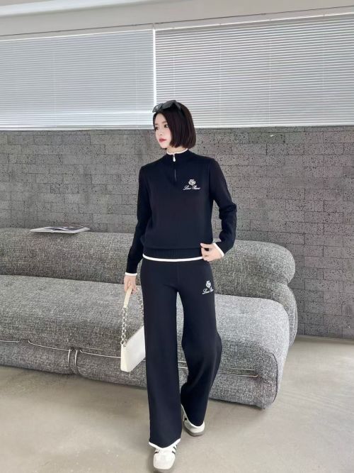 Loro Piana Wool Knit Set - Elegant & Comfortable Loungewear for Women 1 Loro Piana Wool Knit Set - Elegant & Comfortable Loungewear for Women