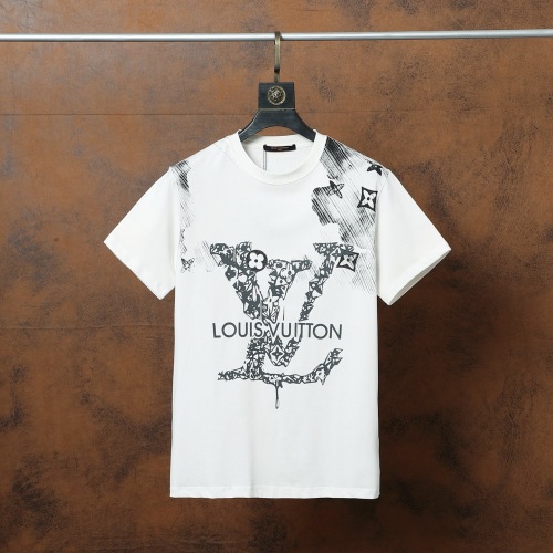 Louis Vuitton Camiseta de Manga Corta con Logo Graffiti en Blanco 19 Louis Vuitton Camiseta de Manga Corta con Logo Graffiti en Blanco
