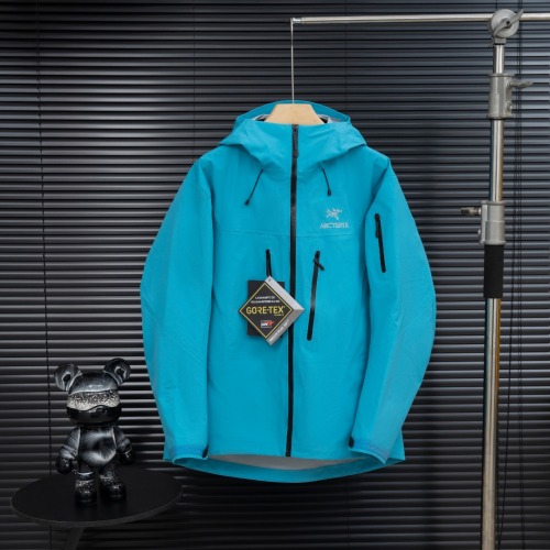 Arc'teryx Alpha SV GORE-TEX Pro Hooded Jacket - Dawn Blue 1 Arc’teryx Alpha SV GORE-TEX Pro Hooded Jacket – Dawn Blue