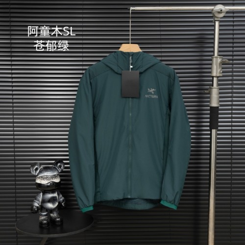 כובעת Arcteryx Atom SL Hoody לגו רוכס בטיחות ואודור, צבע ירוק 1 כובעת Arcteryx Atom SL Hoody לגו רוכס בטיחות ואודור, צבע ירוק