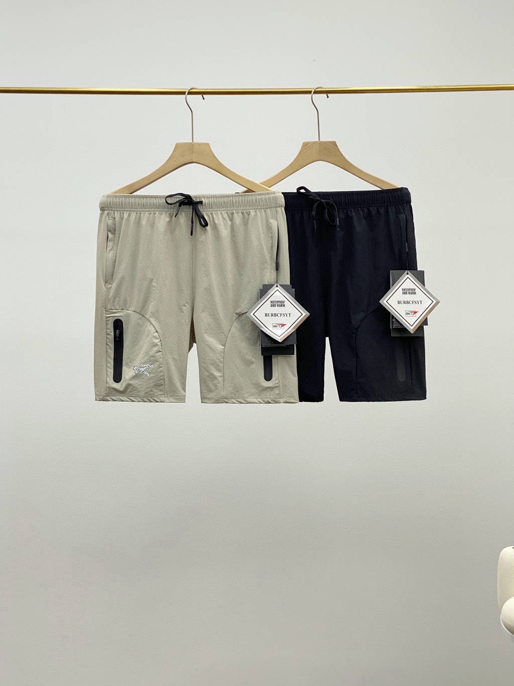 Arcteryx Kleding Korte Broek Zwart KhakiName Zomercollectie Casual