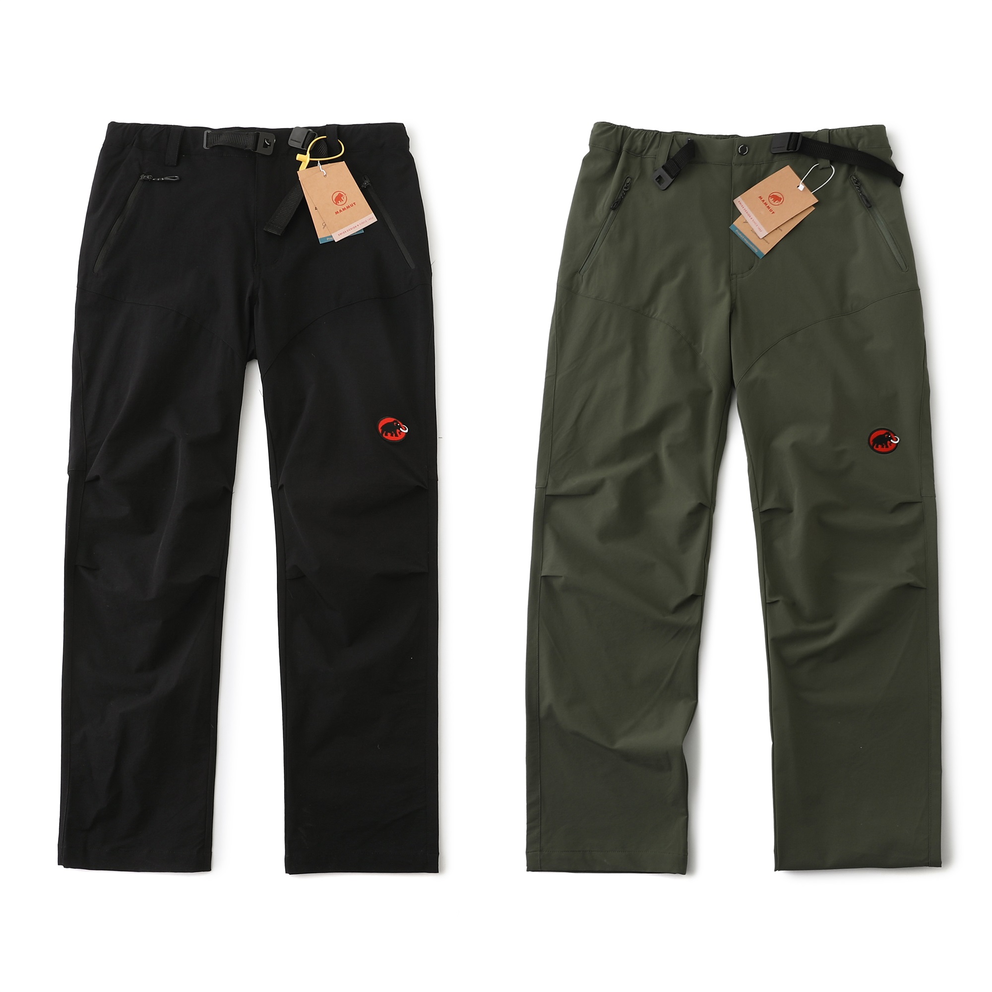 Luxury Mammoth Embroidered Soft-Shell Pants with Eco-Friendly Features