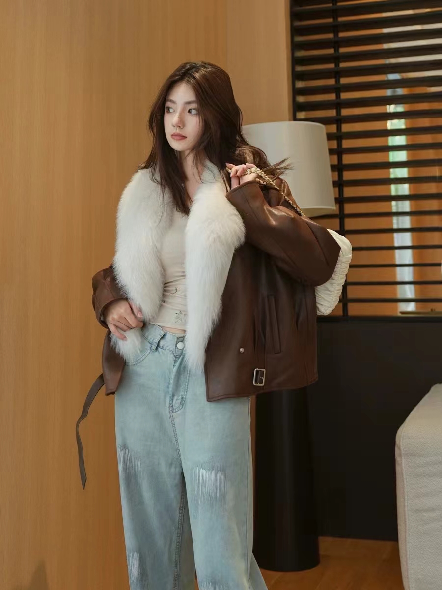 p1564 high-end quality women ‘ s clothing with dustproof bags max ♪ the fox velvet ♪ - 图片 3