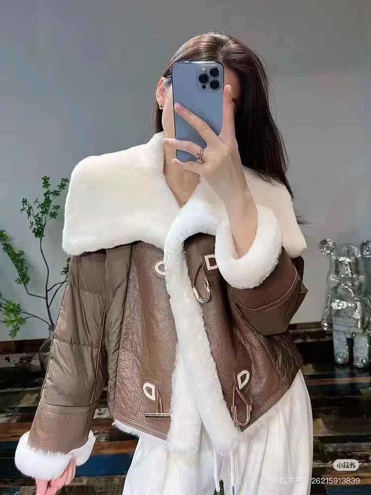 P1794 High-end quality female suit with dust-proof sack max fur velvet. - 图片 3