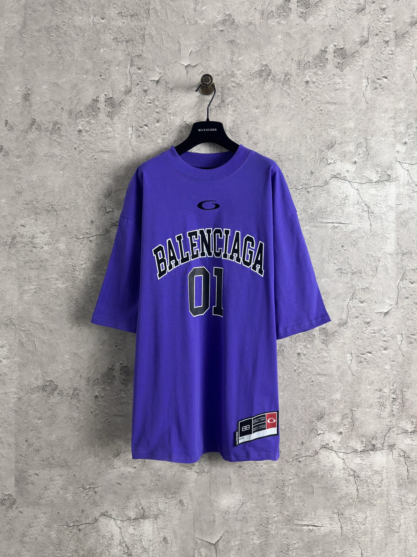 巴黎世家Balenciaga 球服01号短袖💰P100 颜色:紫色 颜色:xs-l