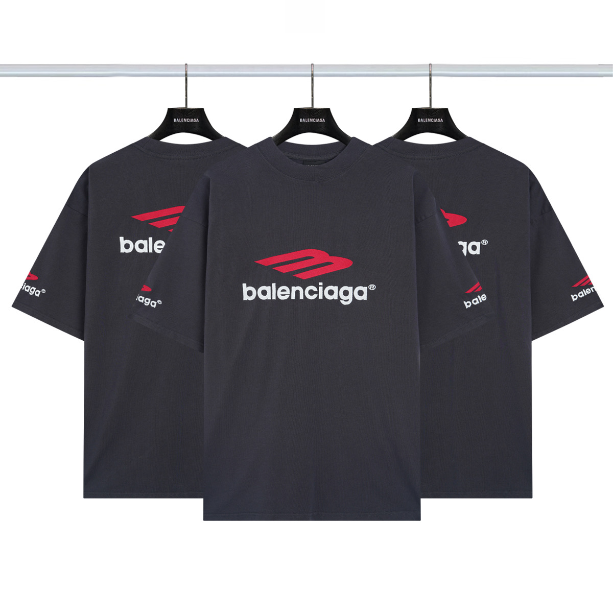 巴黎世家Balenciaga 大M3m刺绣短袖💰P85 颜色:蜡青