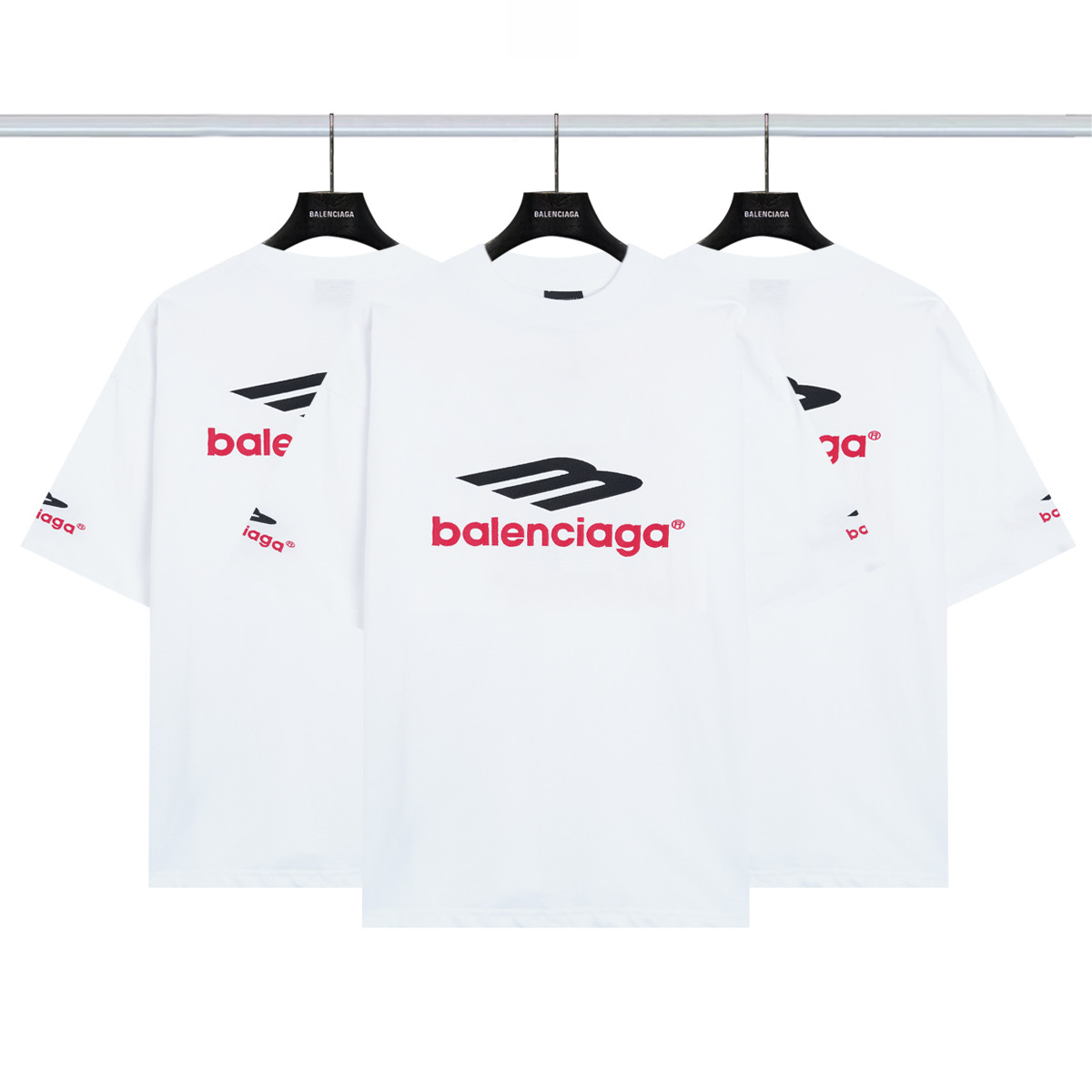 巴黎世家Balenciaga大M3m刺绣短袖💰P85 颜色:白色