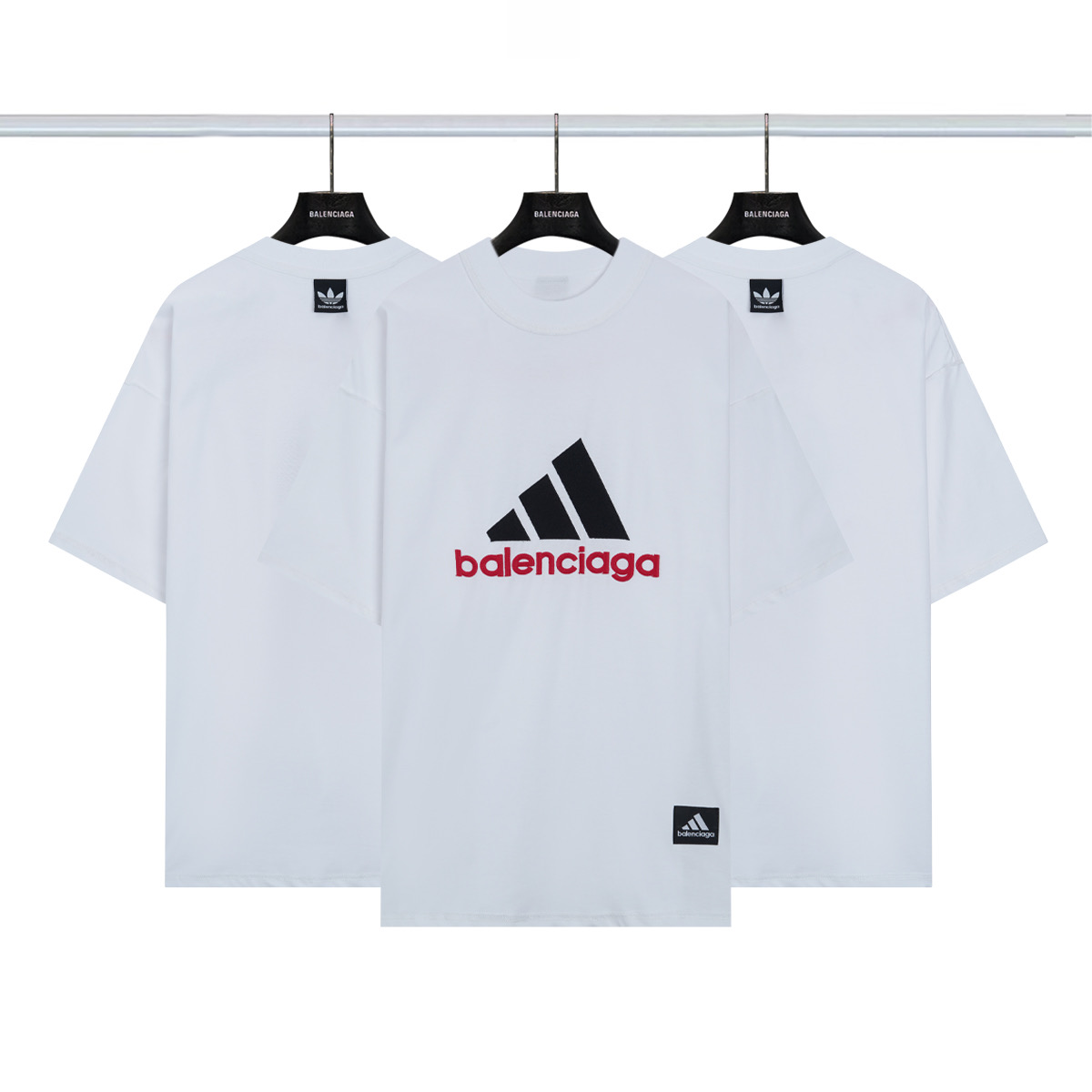 巴黎世家Balenciaga联名阿迪短袖💰P90 颜色:白色