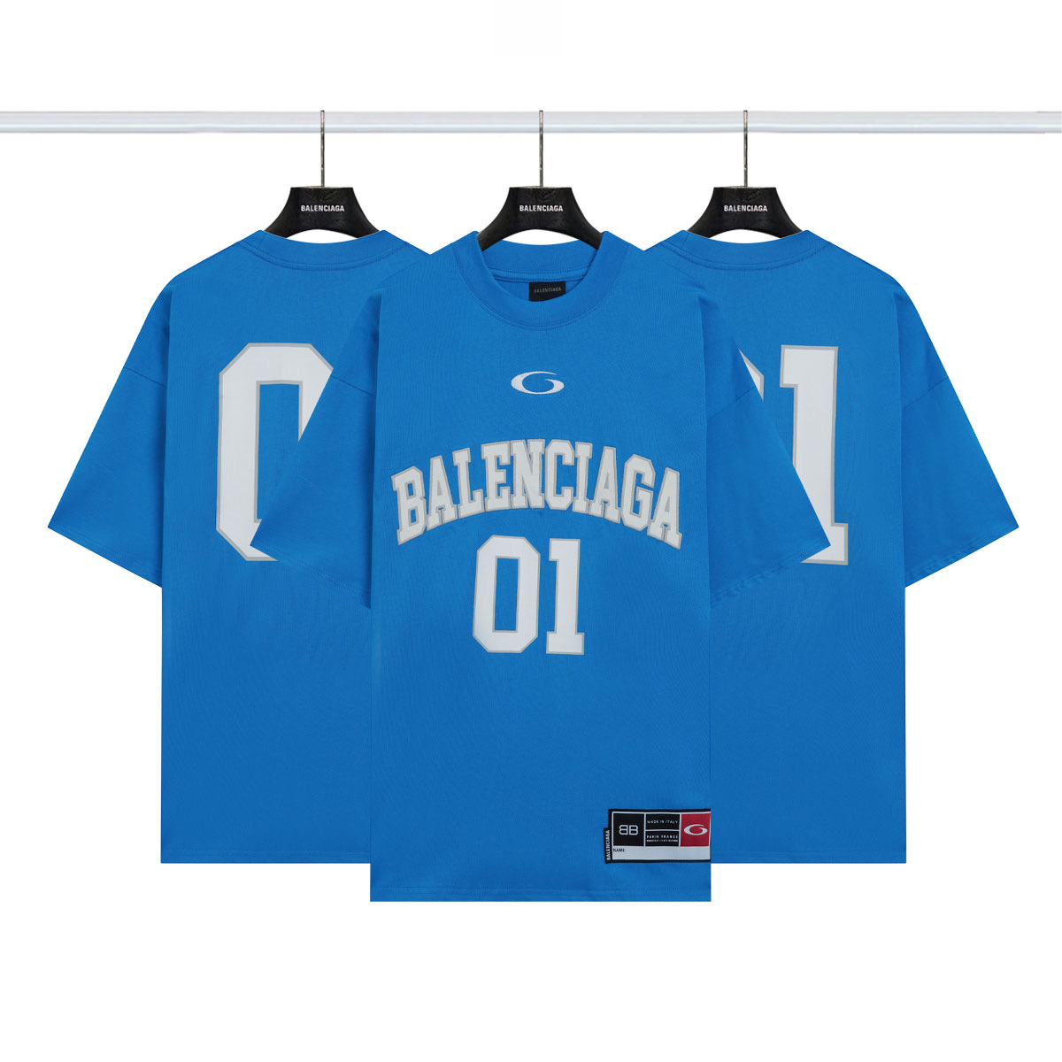 巴黎世家Balenciaga 球服01号短袖💰P100 颜色：钻石蓝 尺码：xs-l