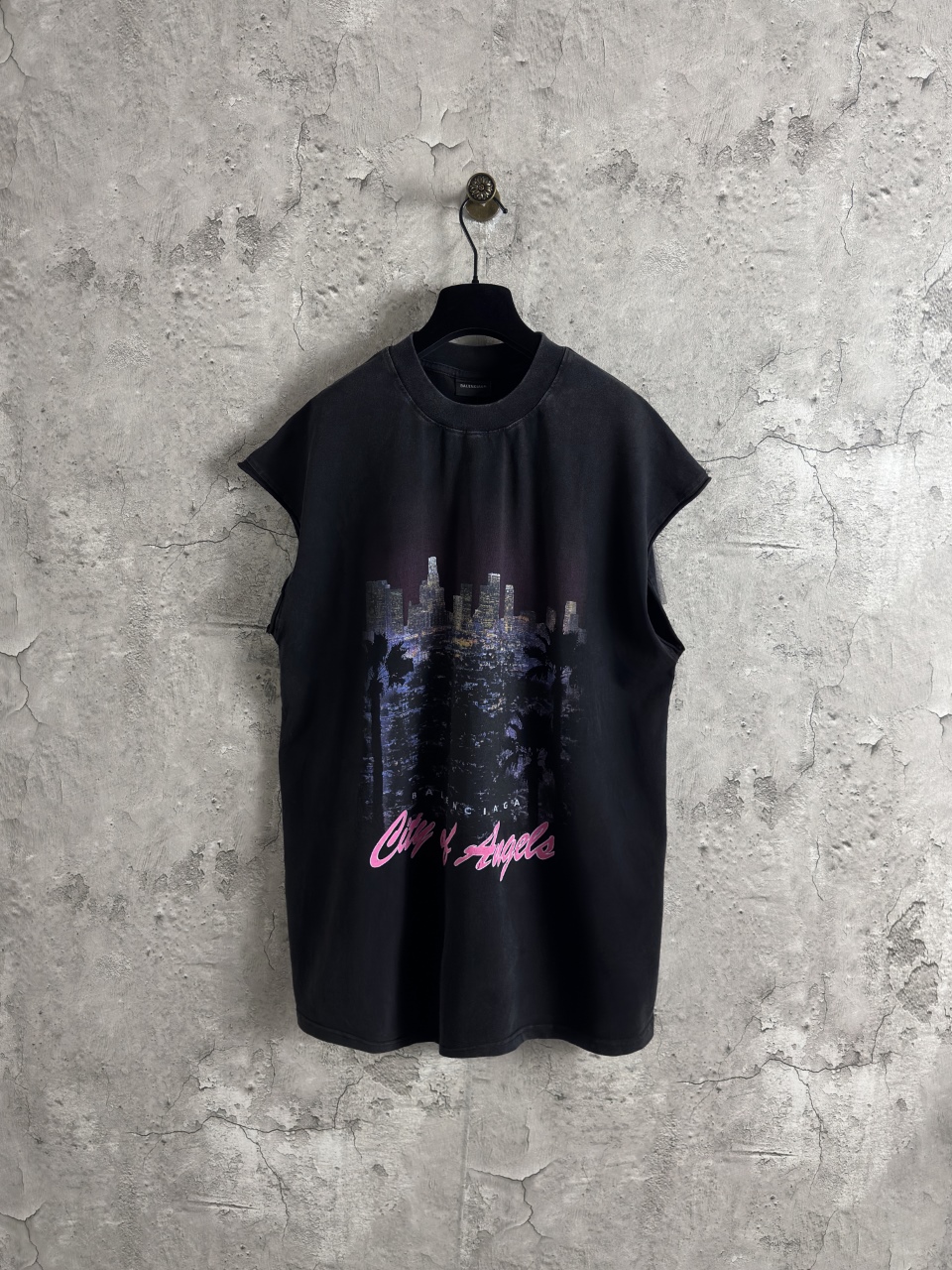 Chaleco P90 Balenciaga Los Angeles city print Color: Negro Talla: xs-l