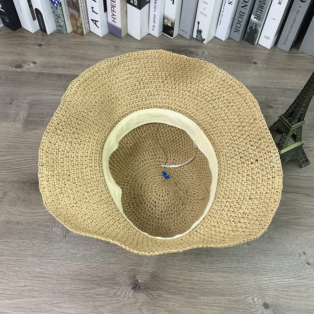 1010#P42#GUCCI古驰刺绣LOGO草帽渔夫帽休闲户外百搭遮阳帽#
均码
颜色：啡色 杏色 卡其色 黑色