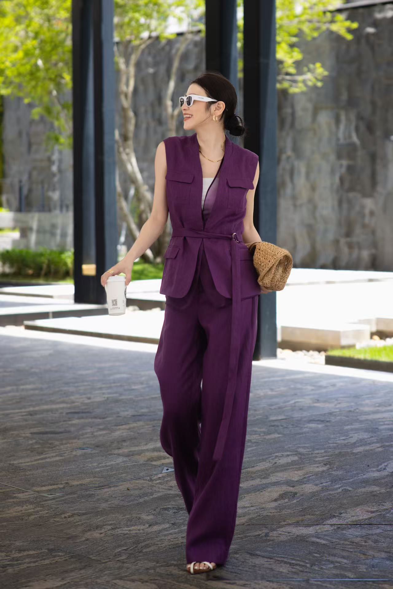High-End Women’s Suit: Packaged, BC-Explosive, Very Cheap, 3-Pack of Vests + Pants - 图片 4