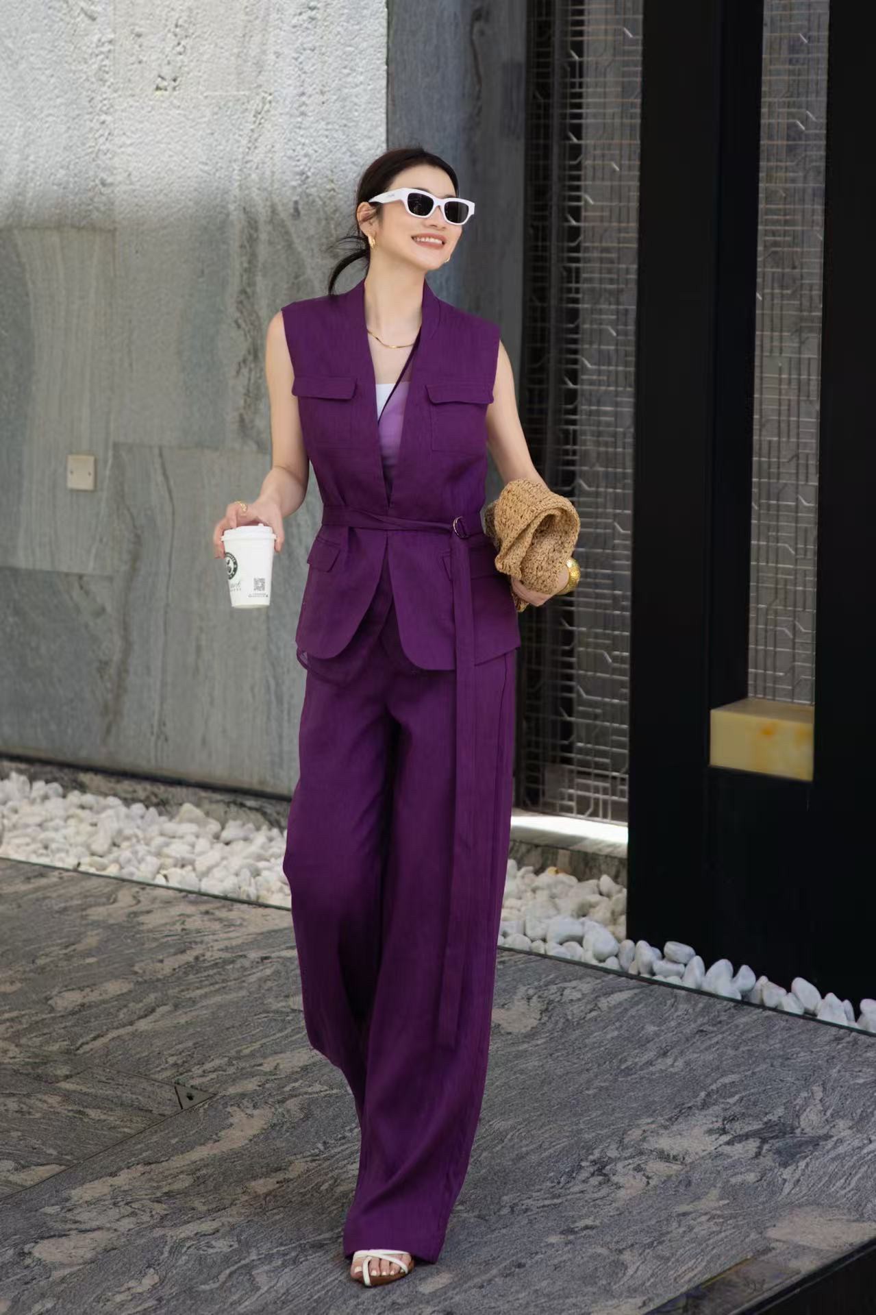 High-End Women’s Suit: Packaged, BC-Explosive, Very Cheap, 3-Pack of Vests + Pants - 图片 7