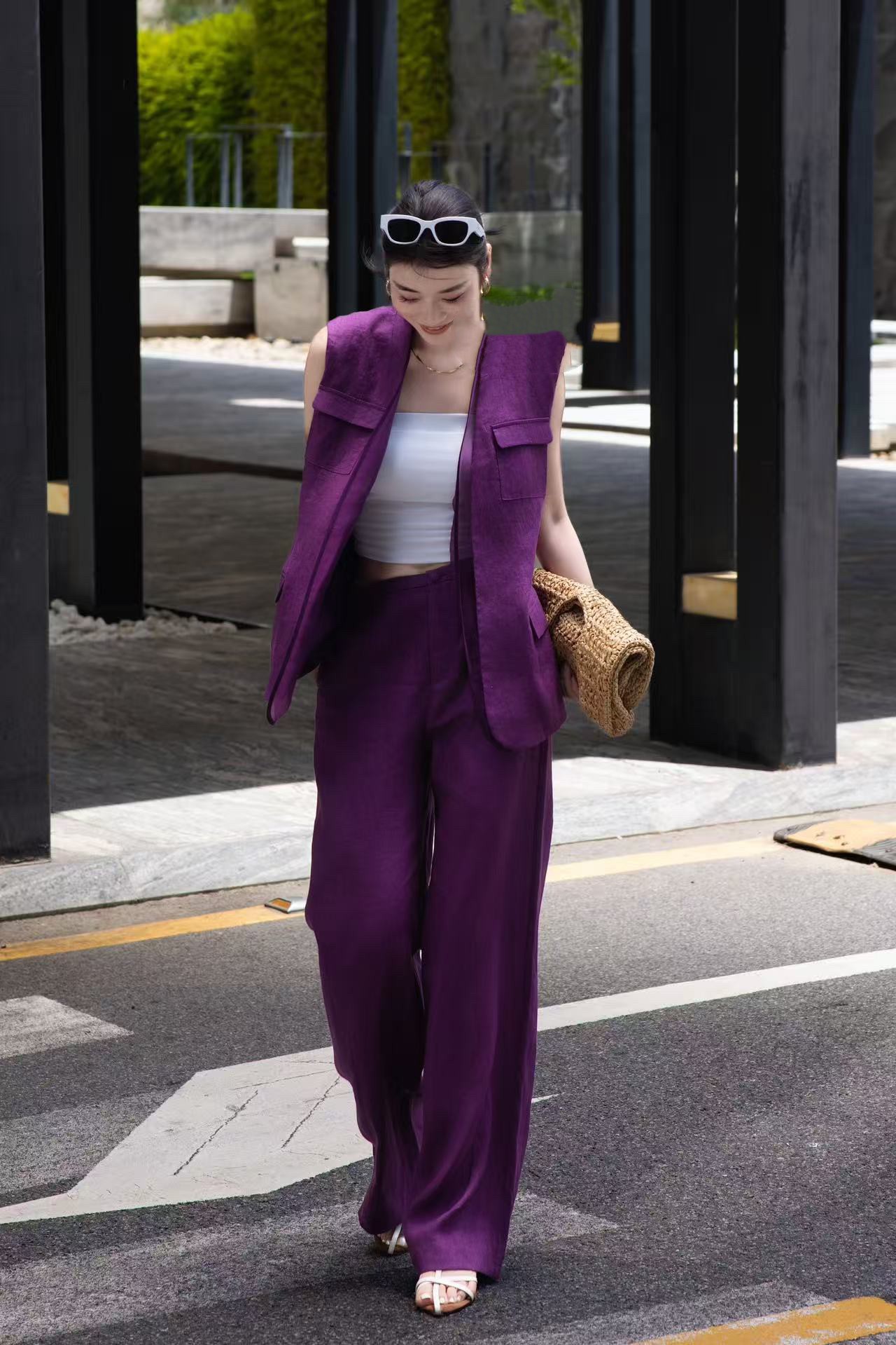 High-End Women’s Suit: Packaged, BC-Explosive, Very Cheap, 3-Pack of Vests + Pants - 图片 3