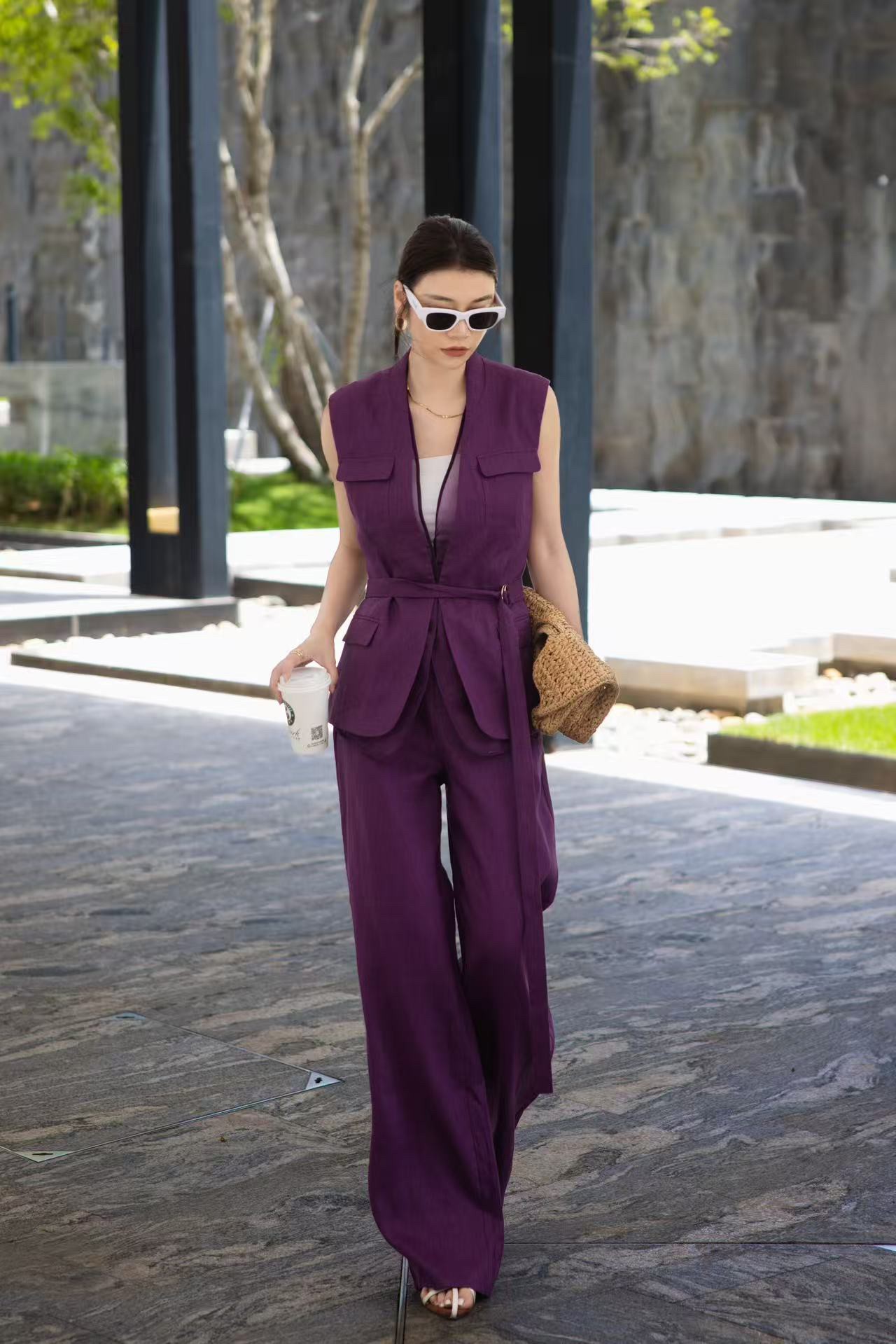 High-End Women’s Suit: Packaged, BC-Explosive, Very Cheap, 3-Pack of Vests + Pants - 图片 2