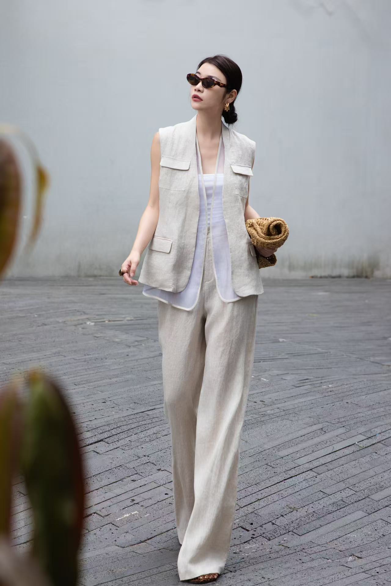 High-End Women’s Suit: Packaged, BC-Explosive, Very Cheap, Three-Packed Sets with Vests and Pants - 图片 5